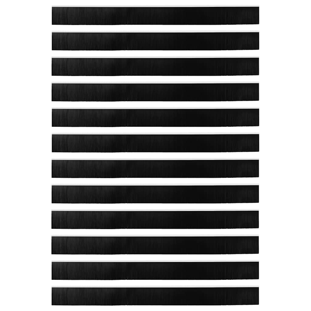 Schroefbare Deurborstelafsluitingen 12 pcs Wit 100 cm is nu te koop bij PeponiXL, paradijselijk wonen!