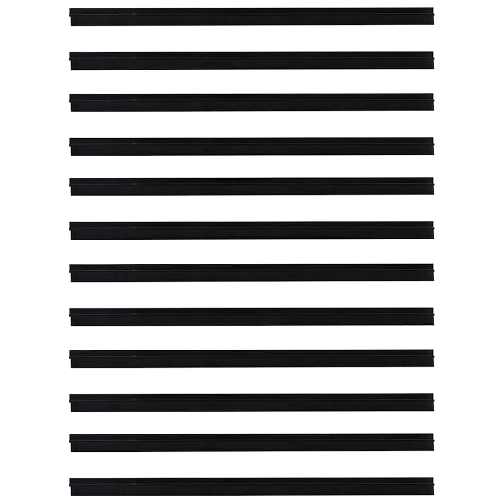 Zelfklevende Deurborstels 12 pcs Zwart 100 cm is nu te koop bij PeponiXL, paradijselijk wonen!