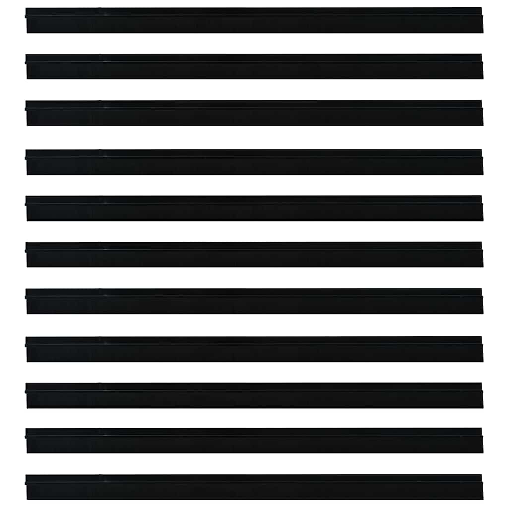 Zelfklevende Deurborstels 12 pcs Zwart 100 cm is nu te koop bij PeponiXL, paradijselijk wonen!