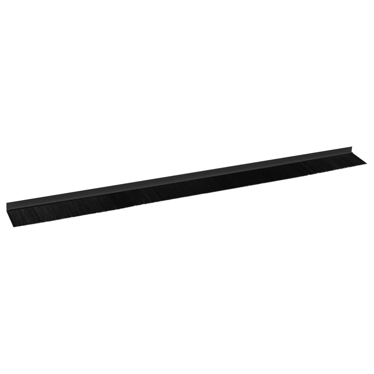 Zelfklevende Deurborstels 6 pcs Zwart 100 cm Aluminium Legering is nu te koop bij PeponiXL, paradijselijk wonen!