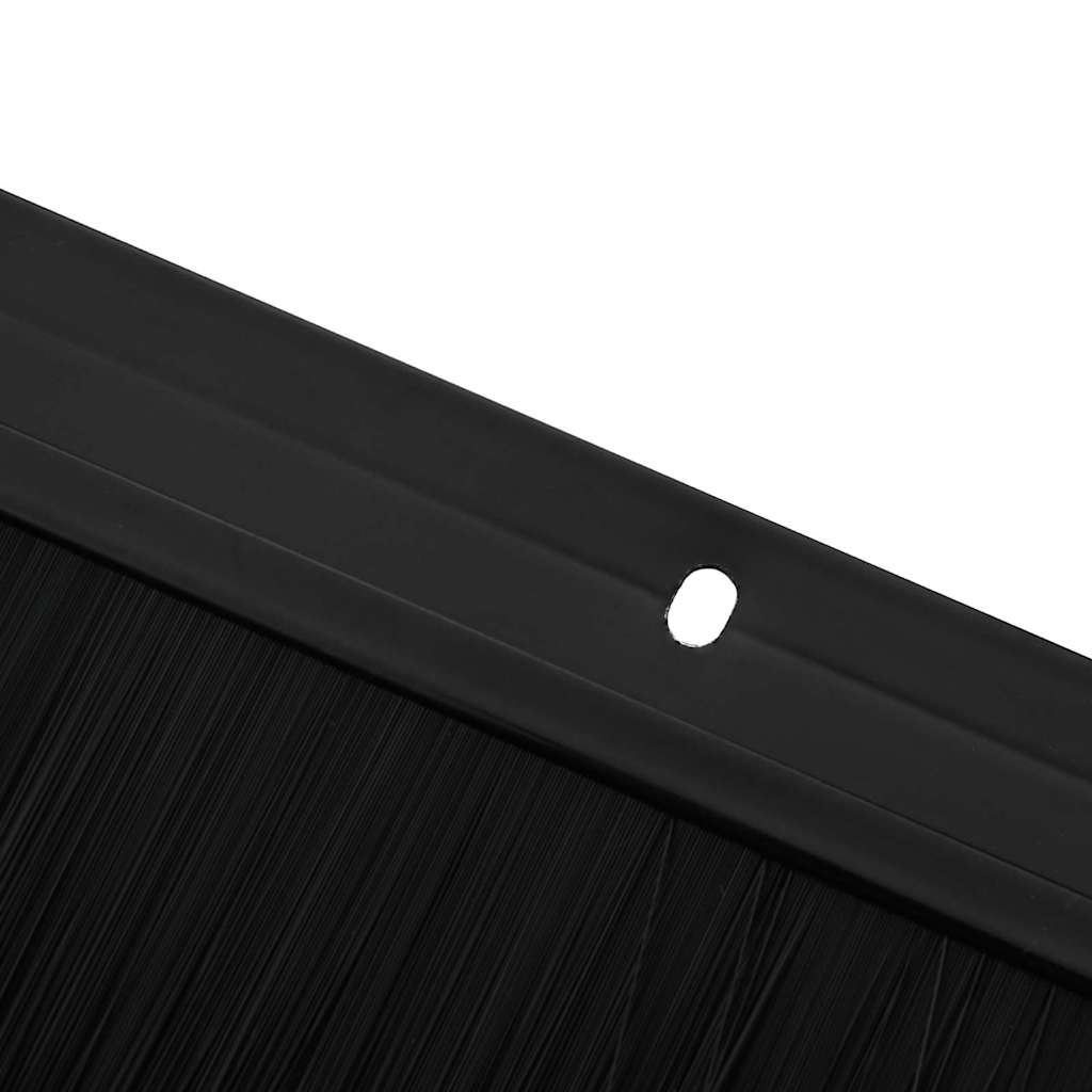 Schroefbare Deurborstelafsluitingen 2 pcs Zwart 100 cm is nu te koop bij PeponiXL, paradijselijk wonen!