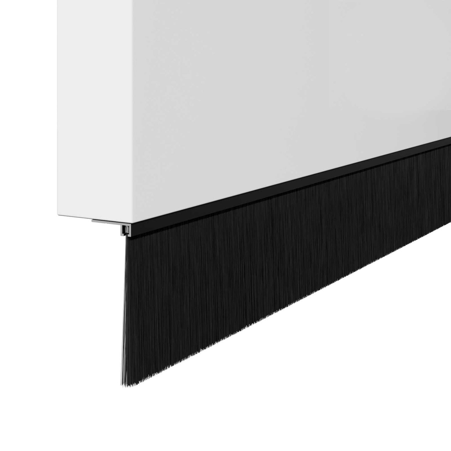 Schroefbare Deurborstelafsluitingen 2 pcs Zwart 100 cm is nu te koop bij PeponiXL, paradijselijk wonen!