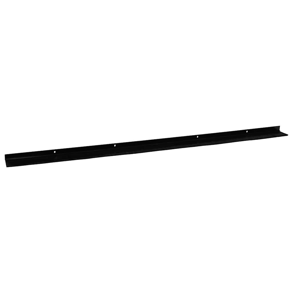 Schroefbare Deurborstelafsluitingen 6 pcs Zwart 100 cm is nu te koop bij PeponiXL, paradijselijk wonen!