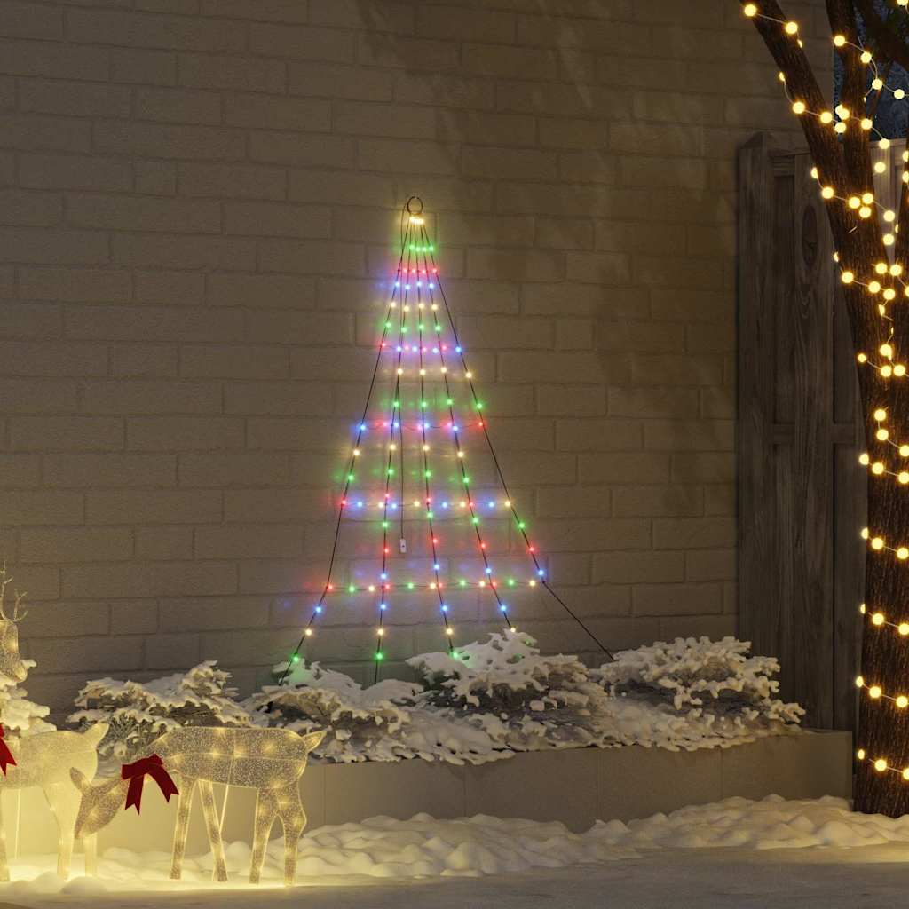 LED Kerstboom met Grondspiesjes Multikleur 182 cm Metaal is nu te koop bij PeponiXL, paradijselijk wonen!