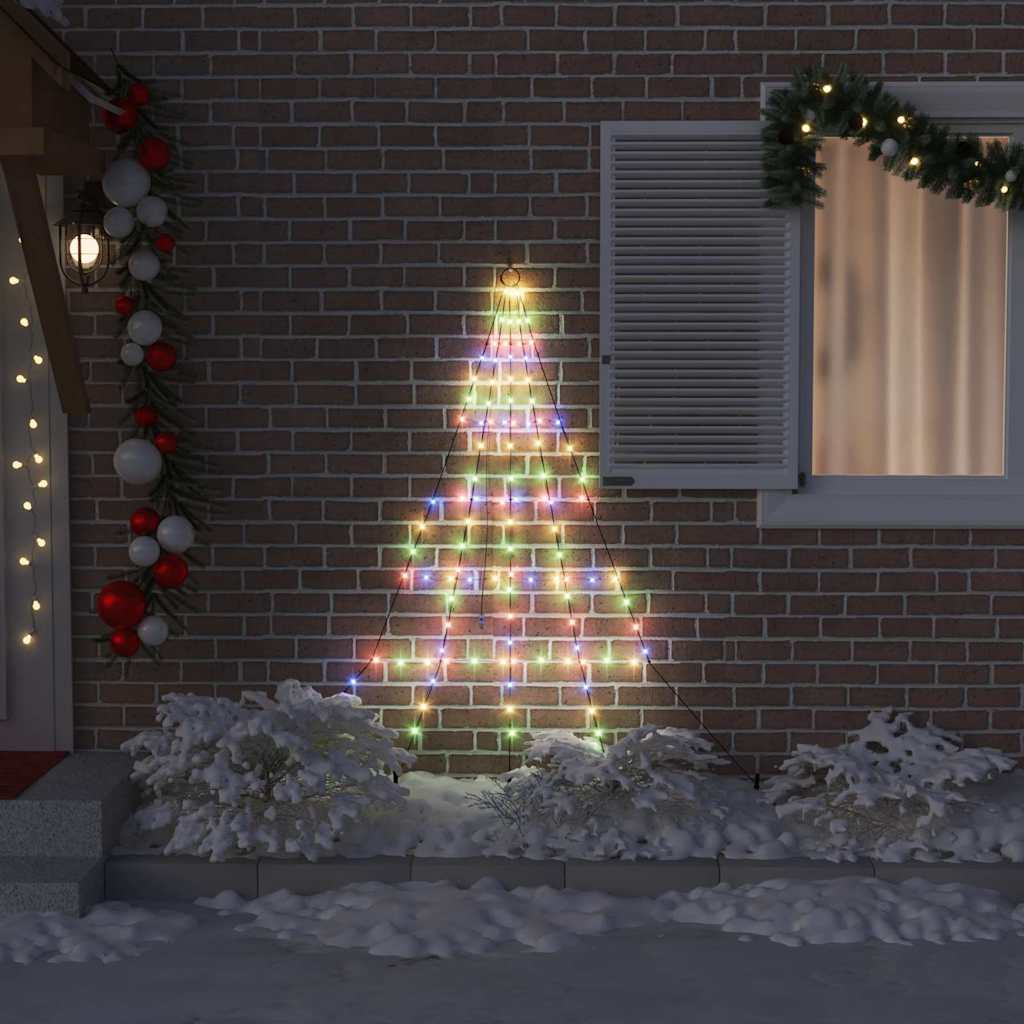 LED Kerstboom met Grondspiesjes Multikleur 182 cm Metaal is nu te koop bij PeponiXL, paradijselijk wonen!