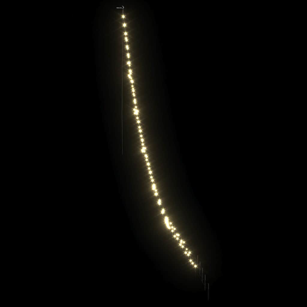 LED Kerstboom met Grondspiesjes Warmwit 306 cm Metaal is nu te koop bij PeponiXL, paradijselijk wonen!