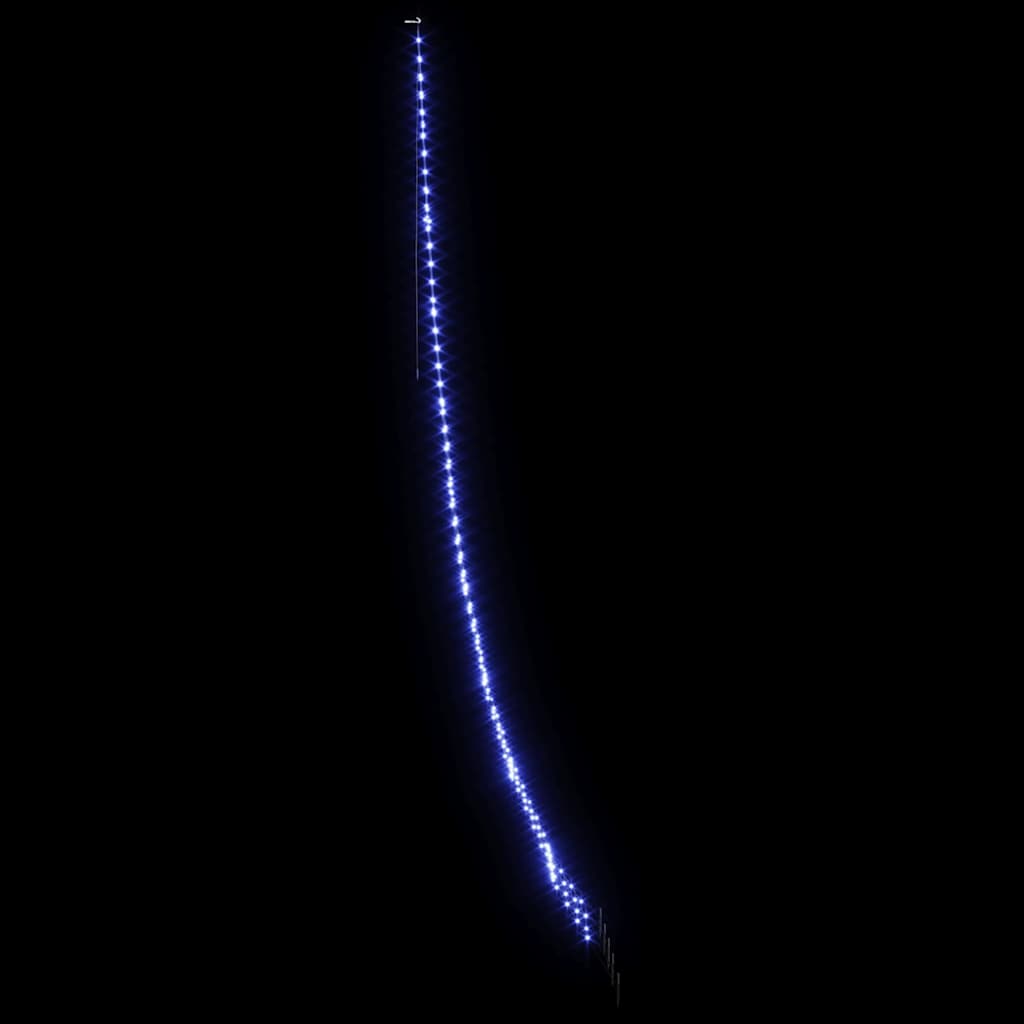 LED Kerstboom met Grondspiesjes met 276 LED Blauw 511 cm Metaal is nu te koop bij PeponiXL, paradijselijk wonen!