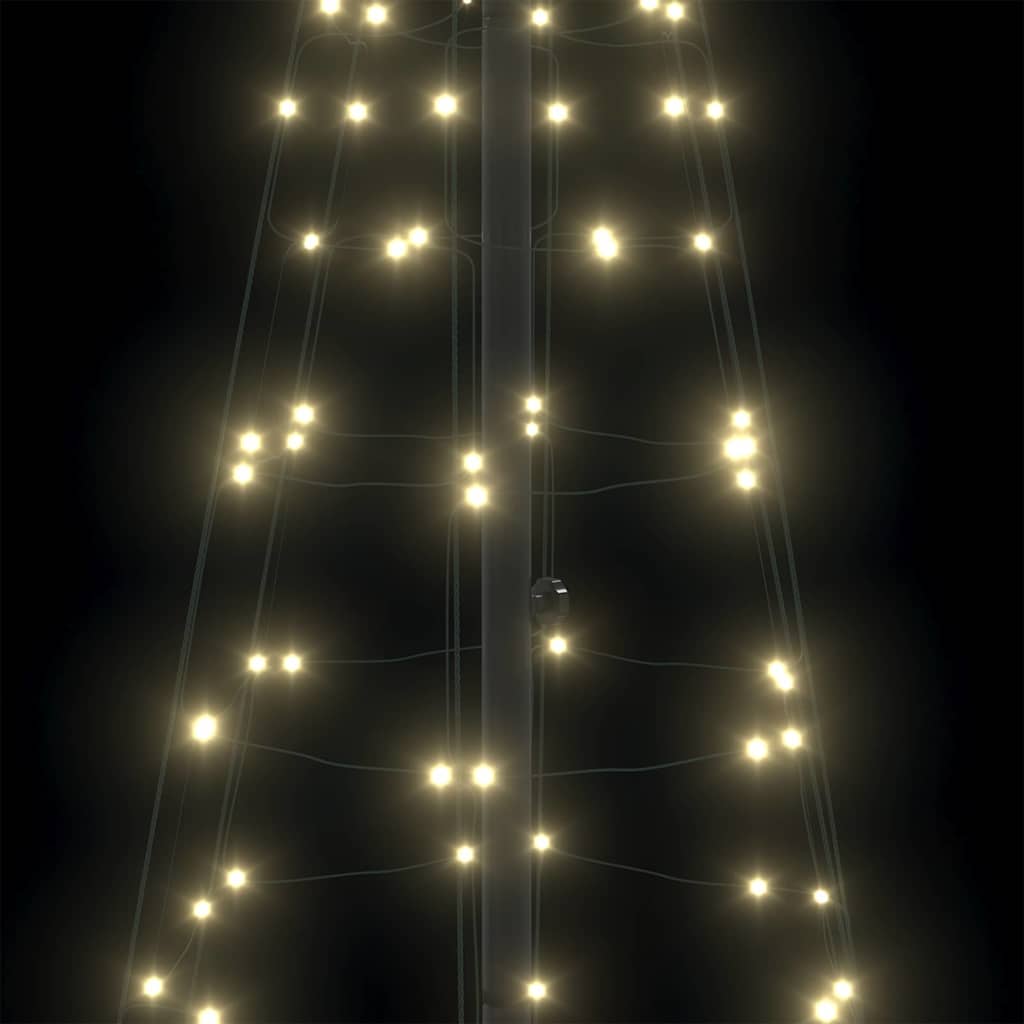 LED Kerstboom met Grondspiesjes Warmwit 250 cm IJzer is nu te koop bij PeponiXL, paradijselijk wonen!