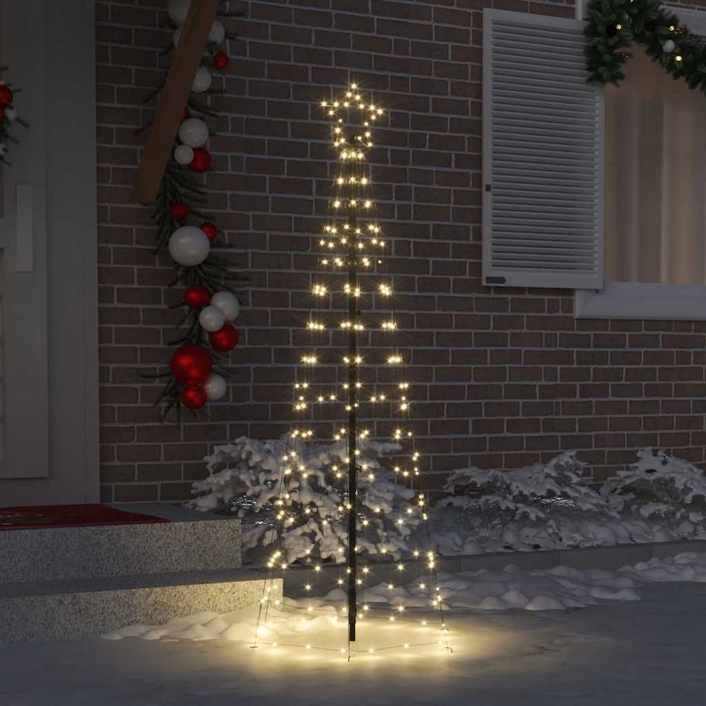 LED Kerstboom met Grondspiesjes Warmwit 250 cm IJzer is nu te koop bij PeponiXL, paradijselijk wonen!