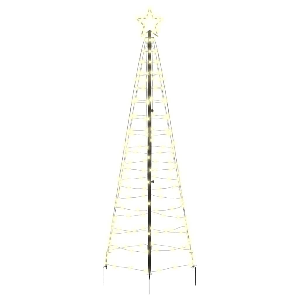 LED Kerstboom met Grondspiesjes Warmwit 250 cm IJzer is nu te koop bij PeponiXL, paradijselijk wonen!