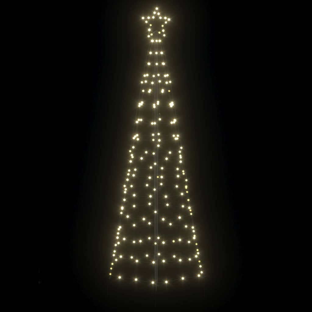 LED Kerstboom met Grondspiesjes Warmwit 250 cm IJzer is nu te koop bij PeponiXL, paradijselijk wonen!