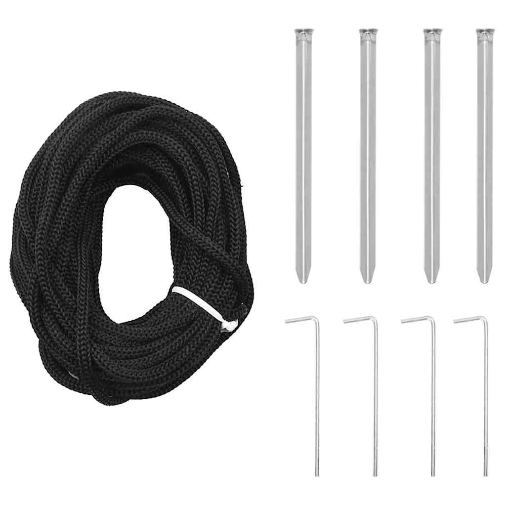 LED Kerstboom met Grondspiesjes Multikleur 400 cm IJzer is nu te koop bij PeponiXL, paradijselijk wonen!