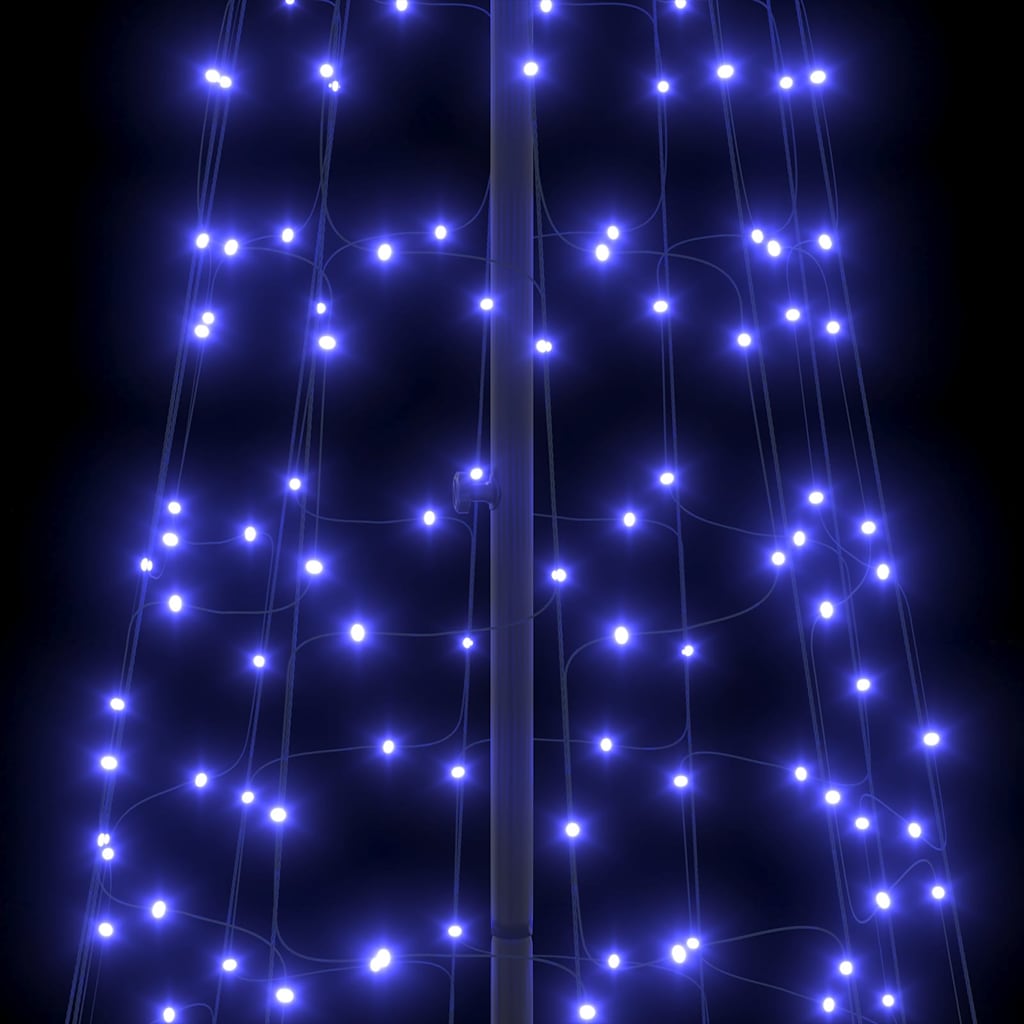 LED Kerstboom met Grondspiesjes met 800 LED Blauw 400 cm IJzer is nu te koop bij PeponiXL, paradijselijk wonen!