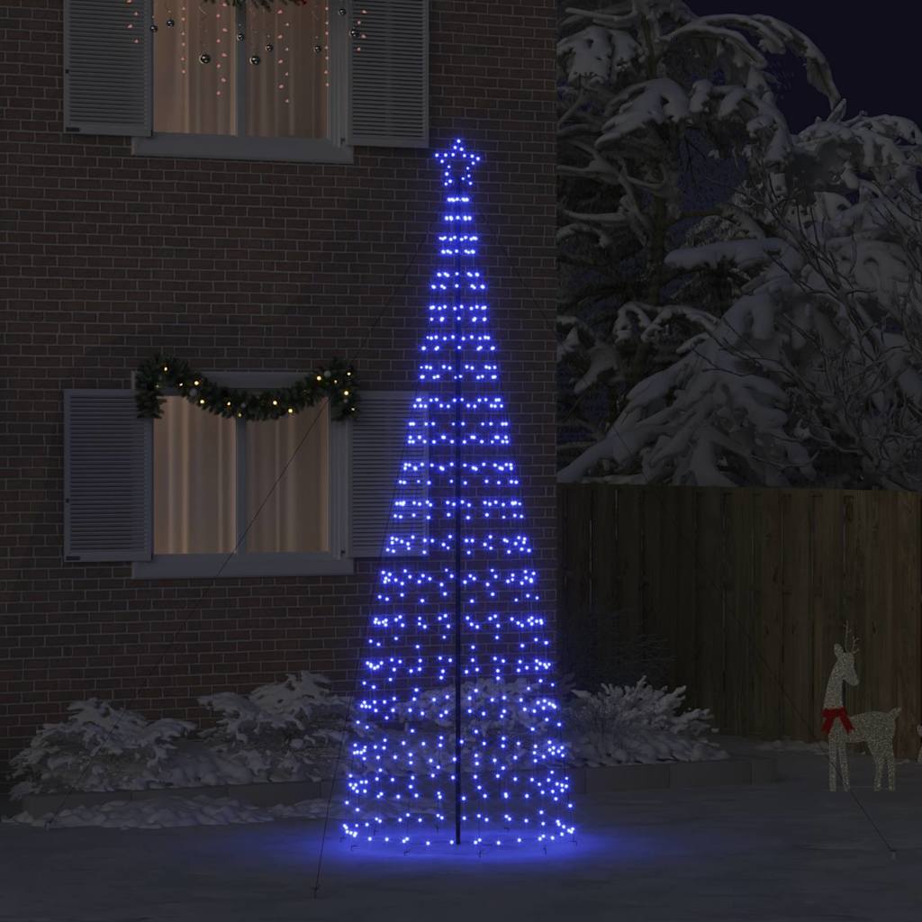 LED Kerstboom met Grondspiesjes met 800 LED Blauw 400 cm IJzer is nu te koop bij PeponiXL, paradijselijk wonen!