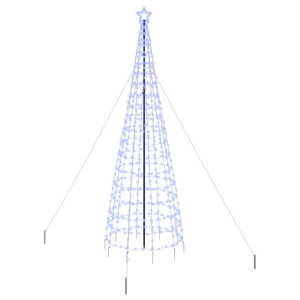 LED Kerstboom met Grondspiesjes met 800 LED Blauw 400 cm IJzer is nu te koop bij PeponiXL, paradijselijk wonen!