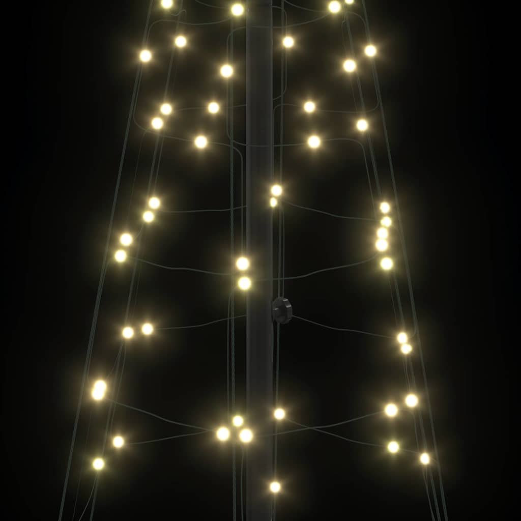 LED Kerstboom met 390 LED met grondpennen Warmwit 250 cm IJzer is nu te koop bij PeponiXL, paradijselijk wonen!