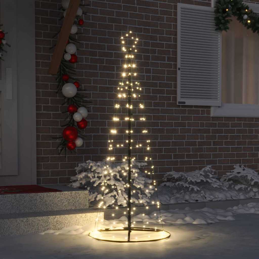 LED Kerstboom met 390 LED met grondpennen Warmwit 250 cm IJzer is nu te koop bij PeponiXL, paradijselijk wonen!