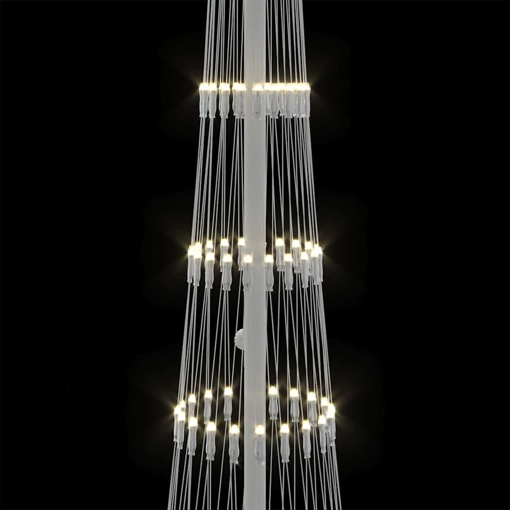 LED Kerstboom met 230 LED Warmwit 51 x 51 x 190 cm Metaal is nu te koop bij PeponiXL, paradijselijk wonen!