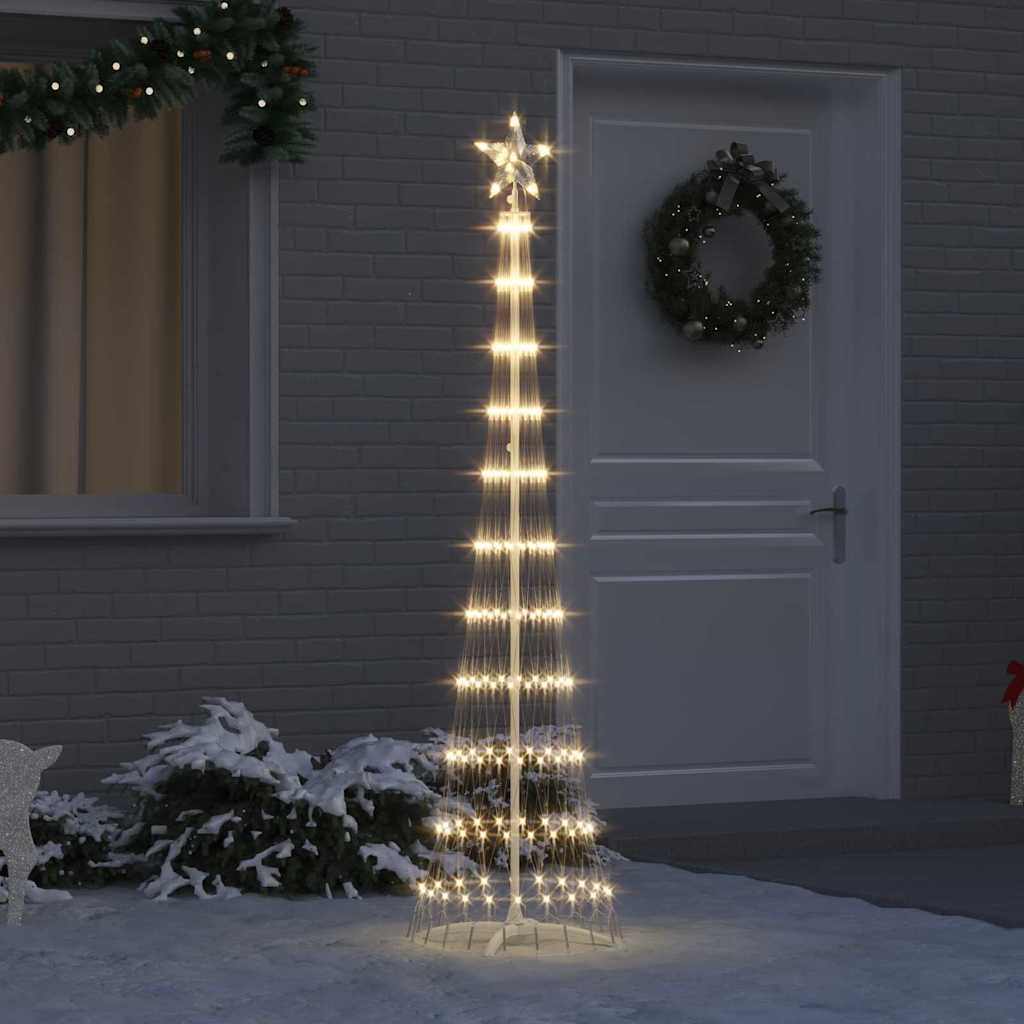 LED Kerstboom met 230 LED Warmwit 51 x 51 x 190 cm Metaal is nu te koop bij PeponiXL, paradijselijk wonen!
