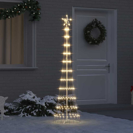 LED Kerstboom met 230 LED Warmwit 51 x 51 x 190 cm Metaal is nu te koop bij PeponiXL, paradijselijk wonen!