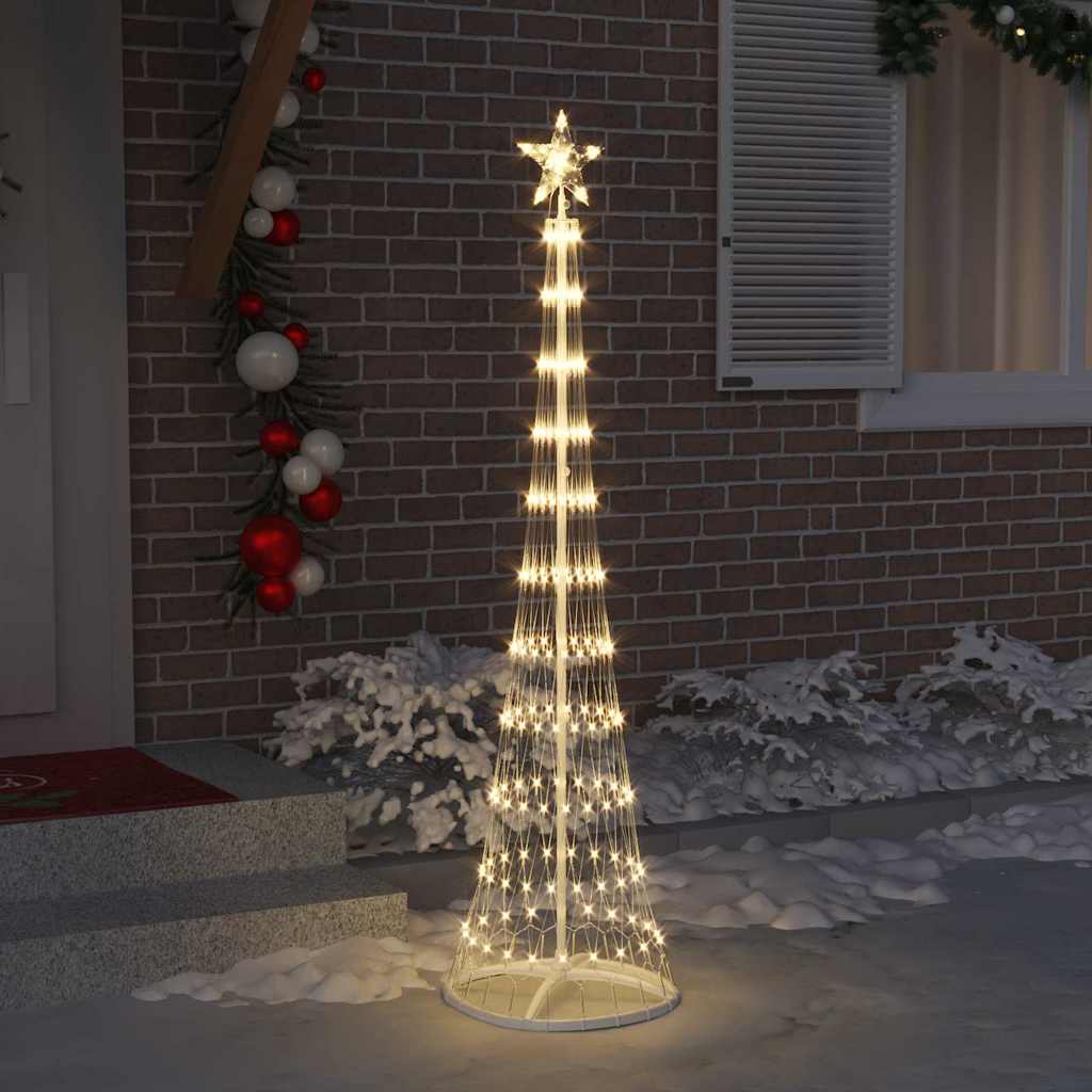 LED Kerstboom met 230 LED Warmwit 51 x 51 x 190 cm Metaal is nu te koop bij PeponiXL, paradijselijk wonen!