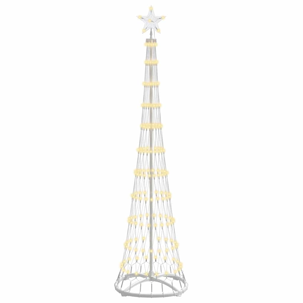 LED Kerstboom met 230 LED Warmwit 51 x 51 x 190 cm Metaal is nu te koop bij PeponiXL, paradijselijk wonen!