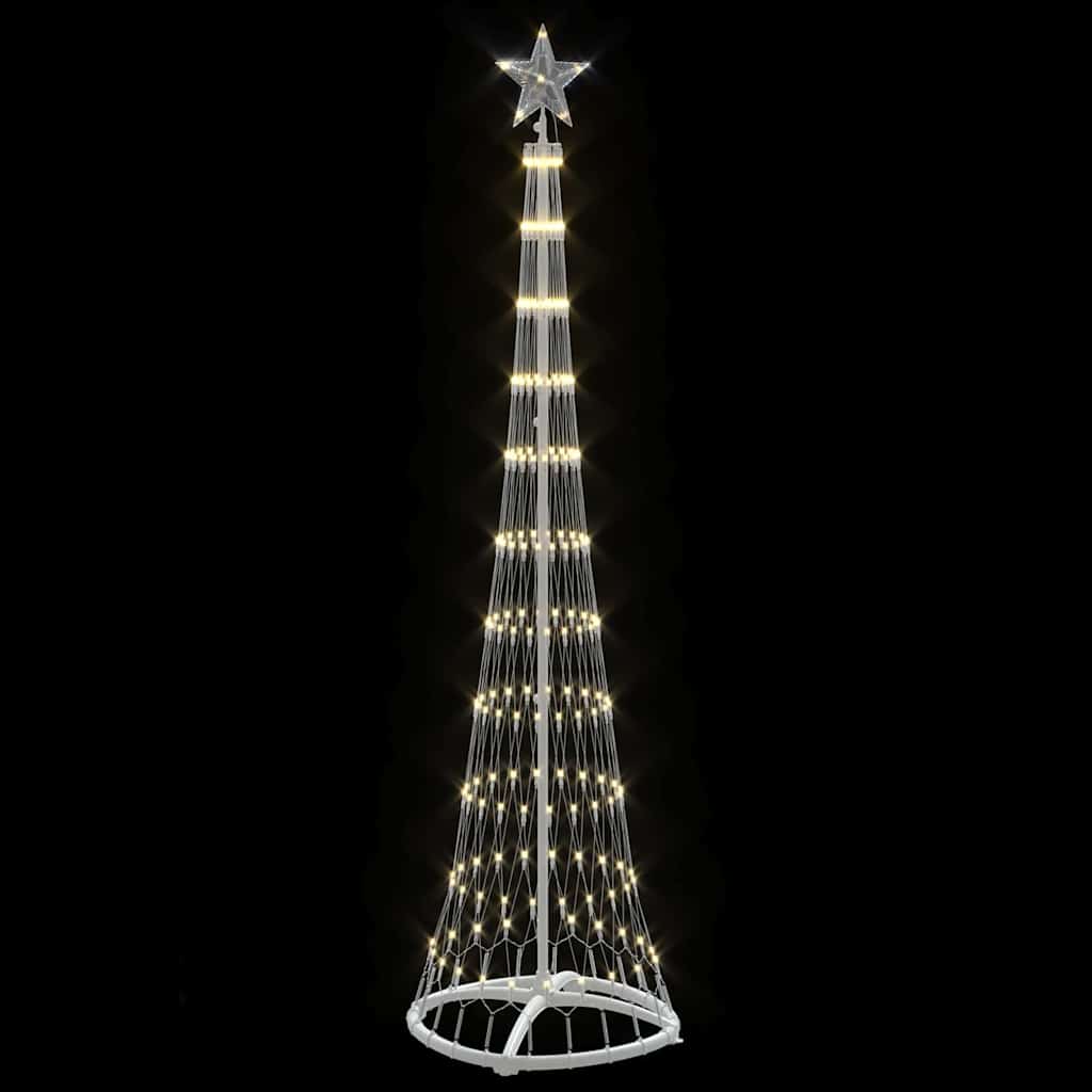 LED Kerstboom met 230 LED Warmwit 51 x 51 x 190 cm Metaal is nu te koop bij PeponiXL, paradijselijk wonen!