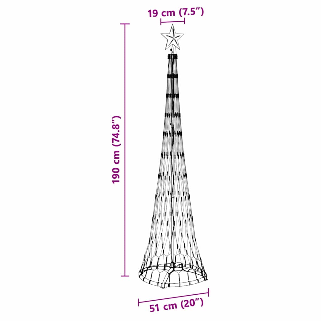 LED Kerstboom met 230 LED Blauw 51 x 51 x 190 cm Metaal is nu te koop bij PeponiXL, paradijselijk wonen!
