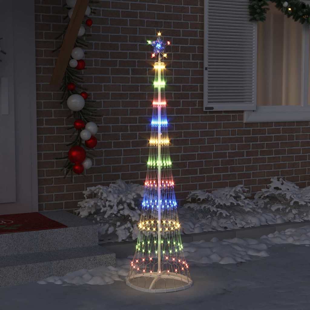 LED Kerstboom met 230 LED Multikleur 51 x 51 x 190 cm Metaal is nu te koop bij PeponiXL, paradijselijk wonen!