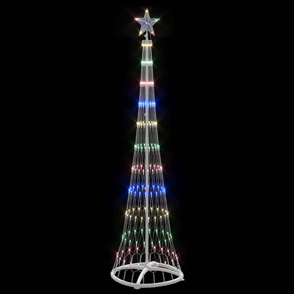 LED Kerstboom met 230 LED Multikleur 51 x 51 x 190 cm Metaal is nu te koop bij PeponiXL, paradijselijk wonen!