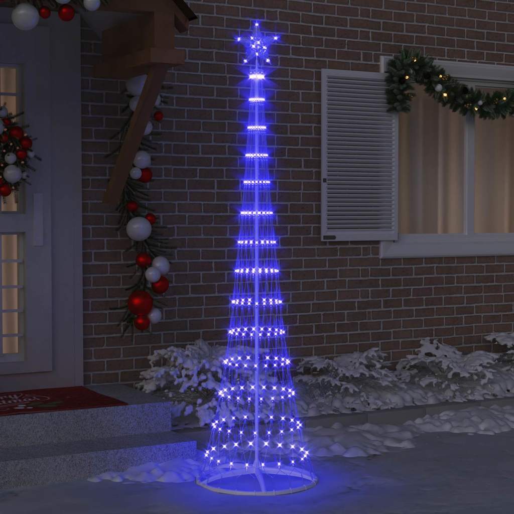LED Kerstboom met 290 LED Blauw 70 x 70 x 250 cm Metaal is nu te koop bij PeponiXL, paradijselijk wonen!