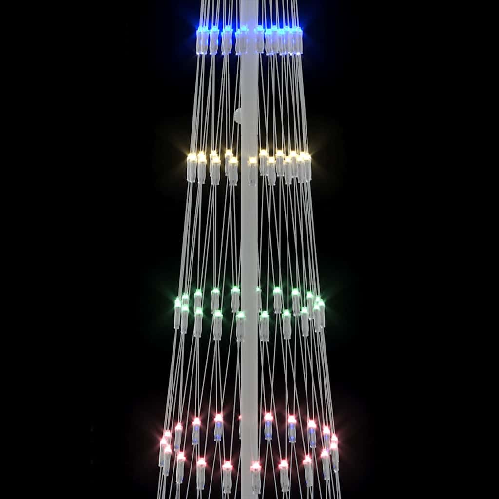 LED Kerstboom met 290 LED Multikleur 250 cm Metaal is nu te koop bij PeponiXL, paradijselijk wonen!