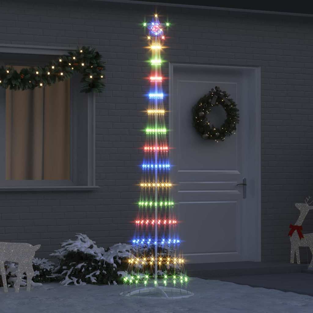 LED Kerstboom met 290 LED Multikleur 250 cm Metaal is nu te koop bij PeponiXL, paradijselijk wonen!