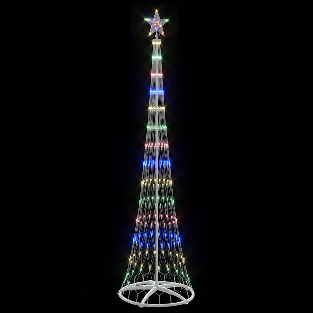 LED Kerstboom met 290 LED Multikleur 250 cm Metaal is nu te koop bij PeponiXL, paradijselijk wonen!