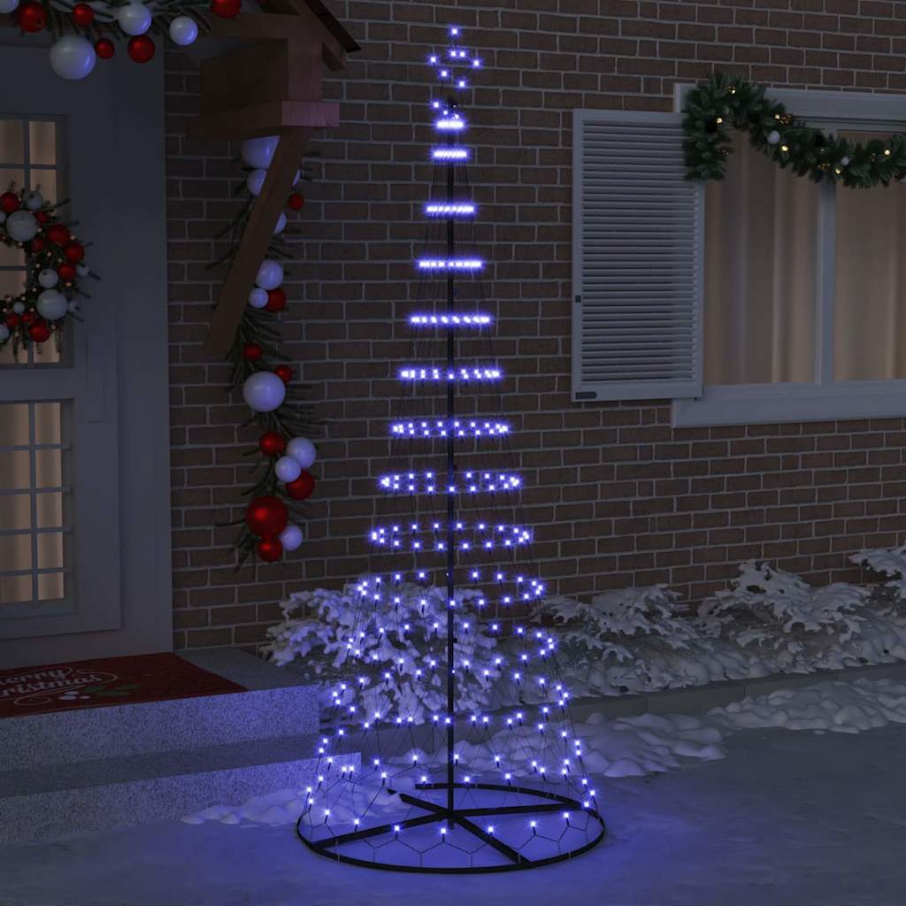 LED Kerstboom met 295 LED met standaard Blauw 250 cm Metaal is nu te koop bij PeponiXL, paradijselijk wonen!
