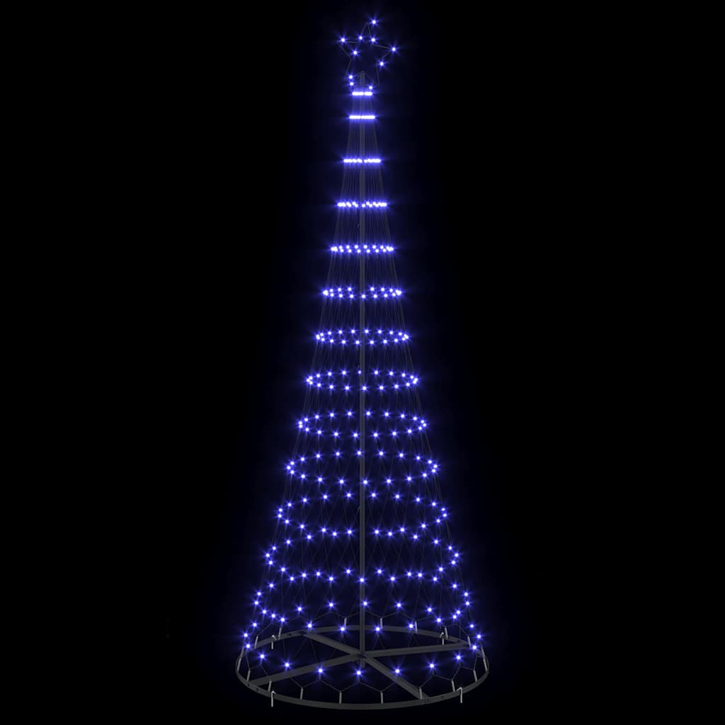LED Kerstboom met 295 LED met standaard Blauw 250 cm Metaal is nu te koop bij PeponiXL, paradijselijk wonen!