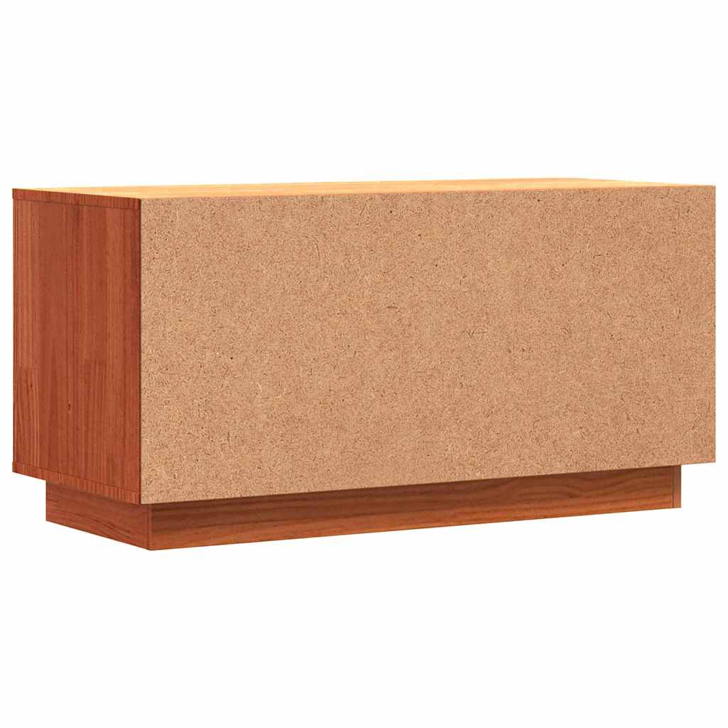 TV-kast Wasbruin 80 x 35 x 40,5 cm Massief grenenhout is nu te koop bij PeponiXL, paradijselijk wonen!