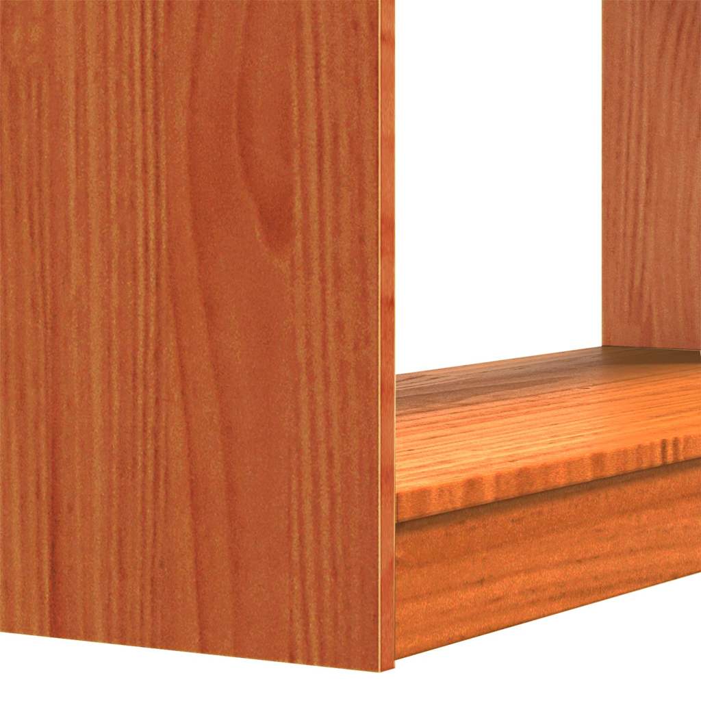 Boekenkast Wasbruin 80 x 30 x 167,5 cm Massief grenenhout is nu te koop bij PeponiXL, paradijselijk wonen!