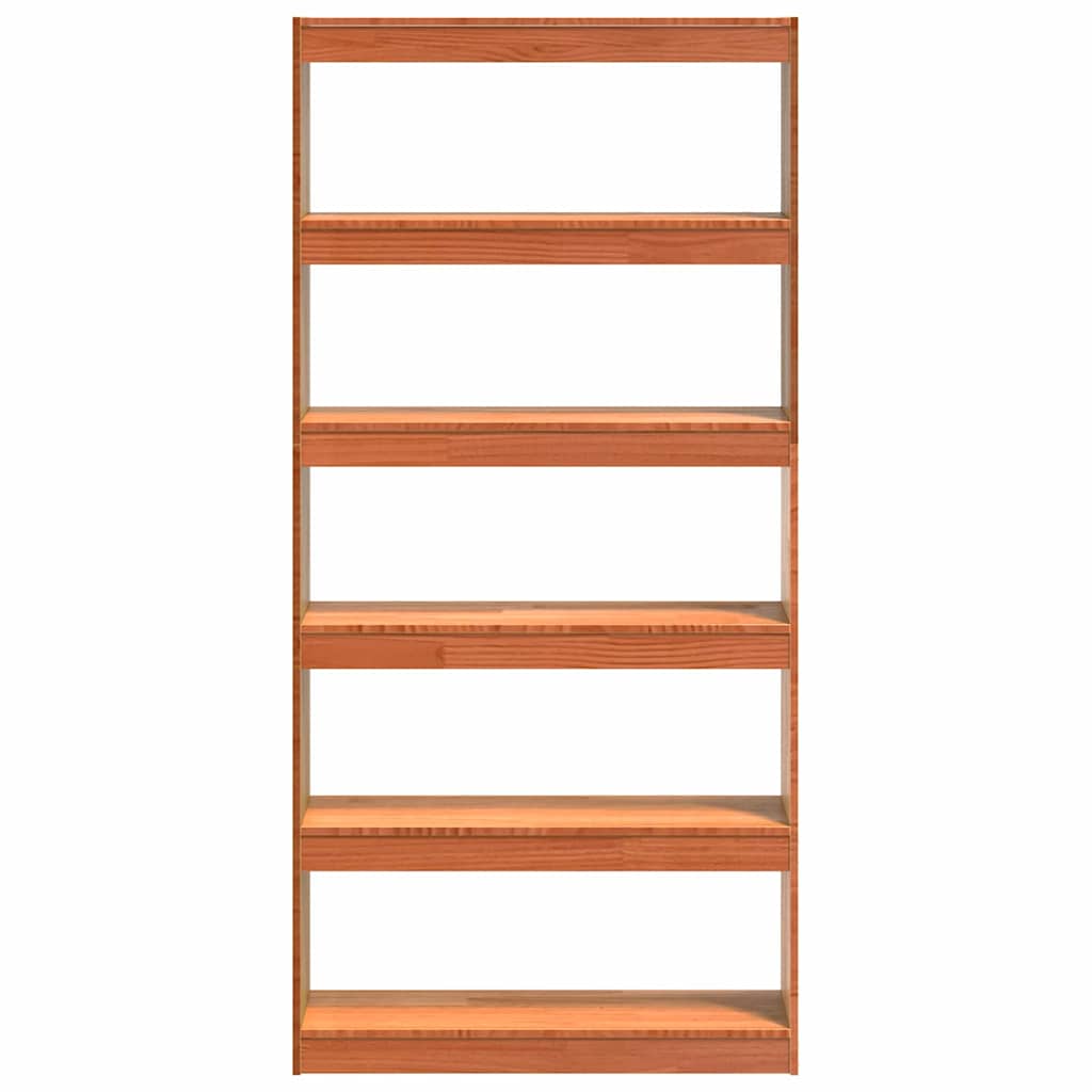 Boekenkast Wasbruin 80 x 30 x 167,5 cm Massief grenenhout is nu te koop bij PeponiXL, paradijselijk wonen!