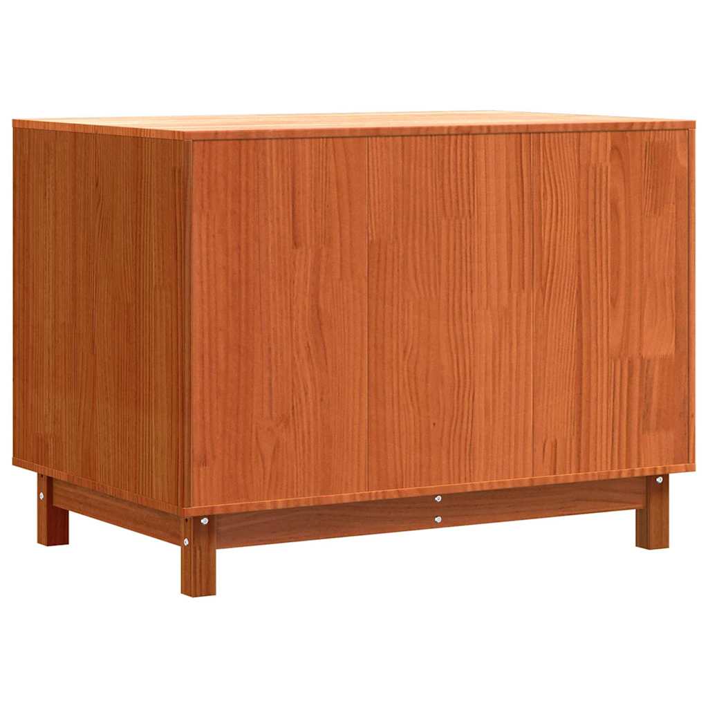 Hondenhuis Wasbruin 100 x 70 x 70 cm Massief grenenhout is nu te koop bij PeponiXL, paradijselijk wonen!