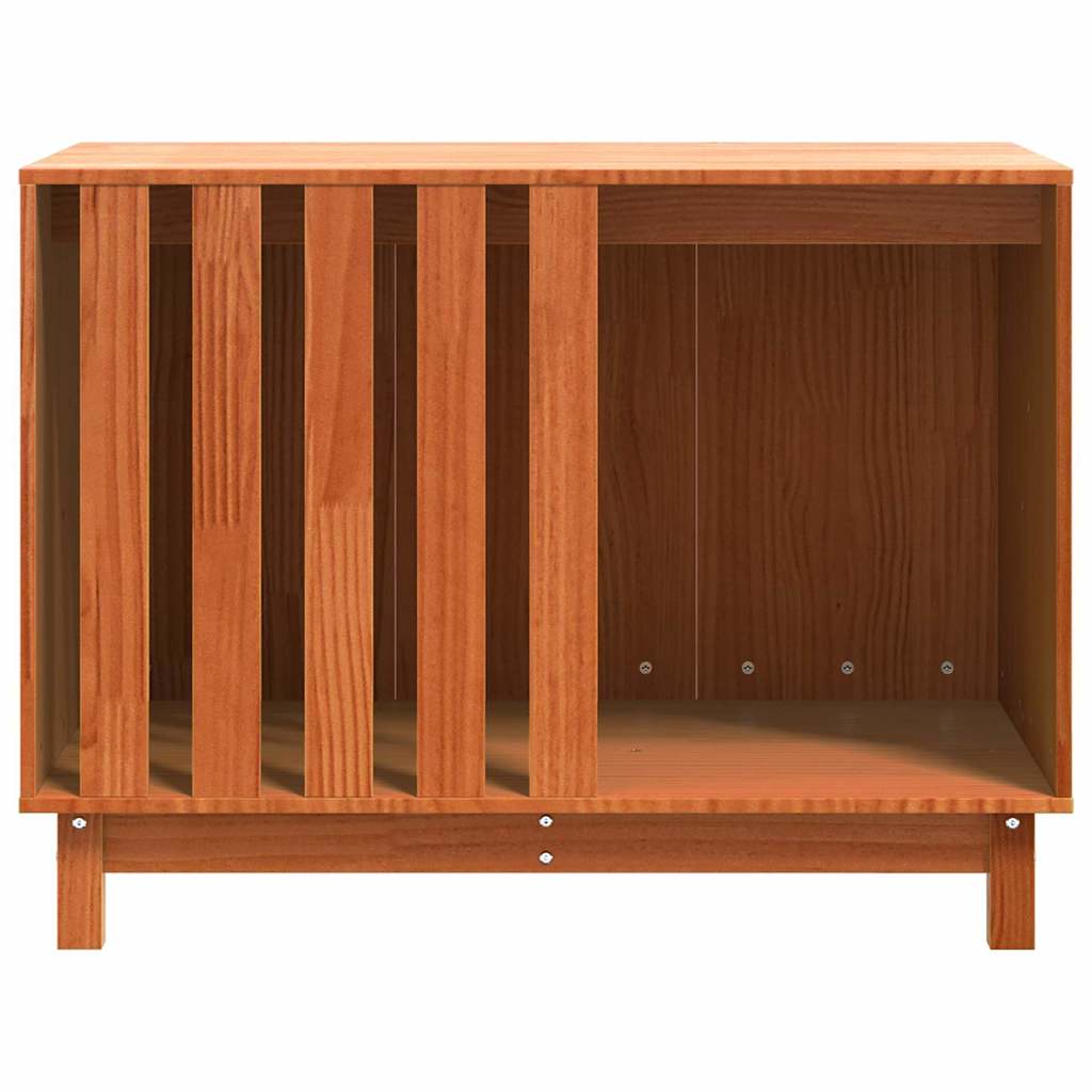 Hondenhuis Wasbruin 100 x 70 x 70 cm Massief grenenhout is nu te koop bij PeponiXL, paradijselijk wonen!