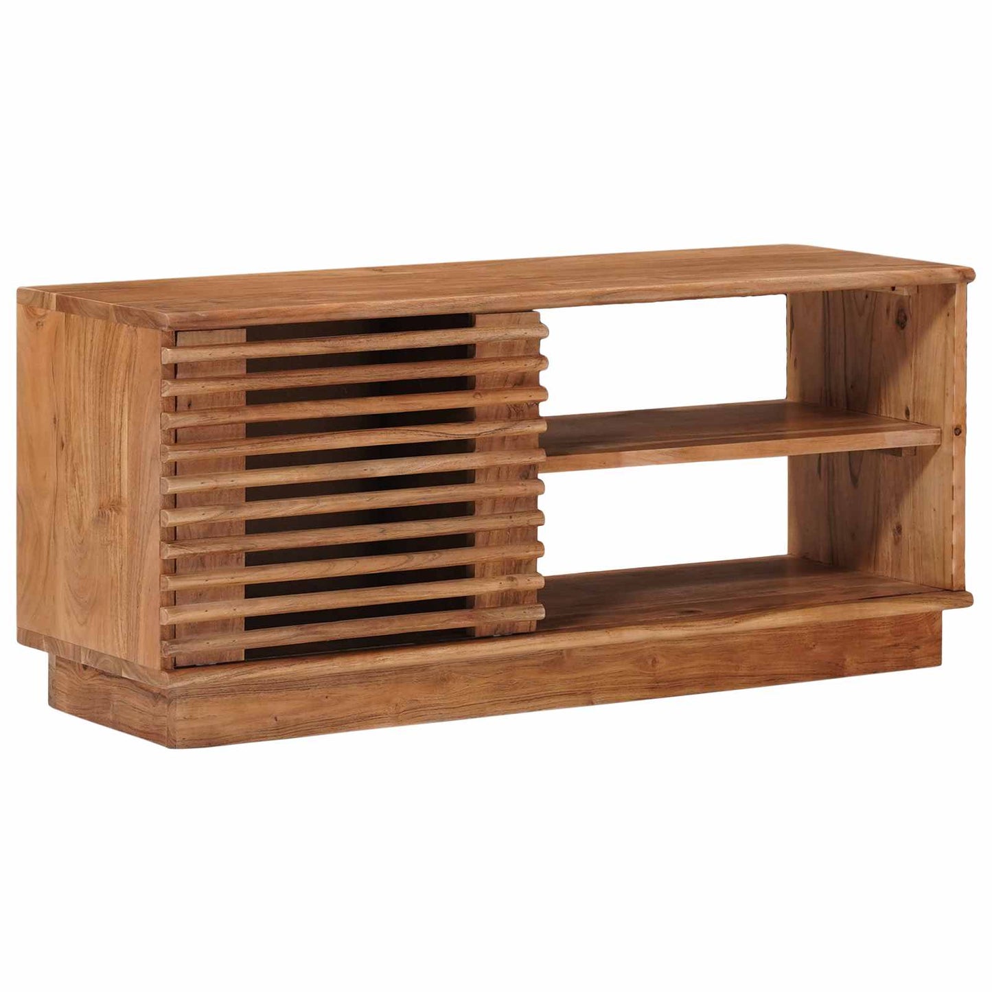 TV-kast met opslag met de deur Naturel 90 x 30 x 40 cm is nu te koop bij PeponiXL, paradijselijk wonen!