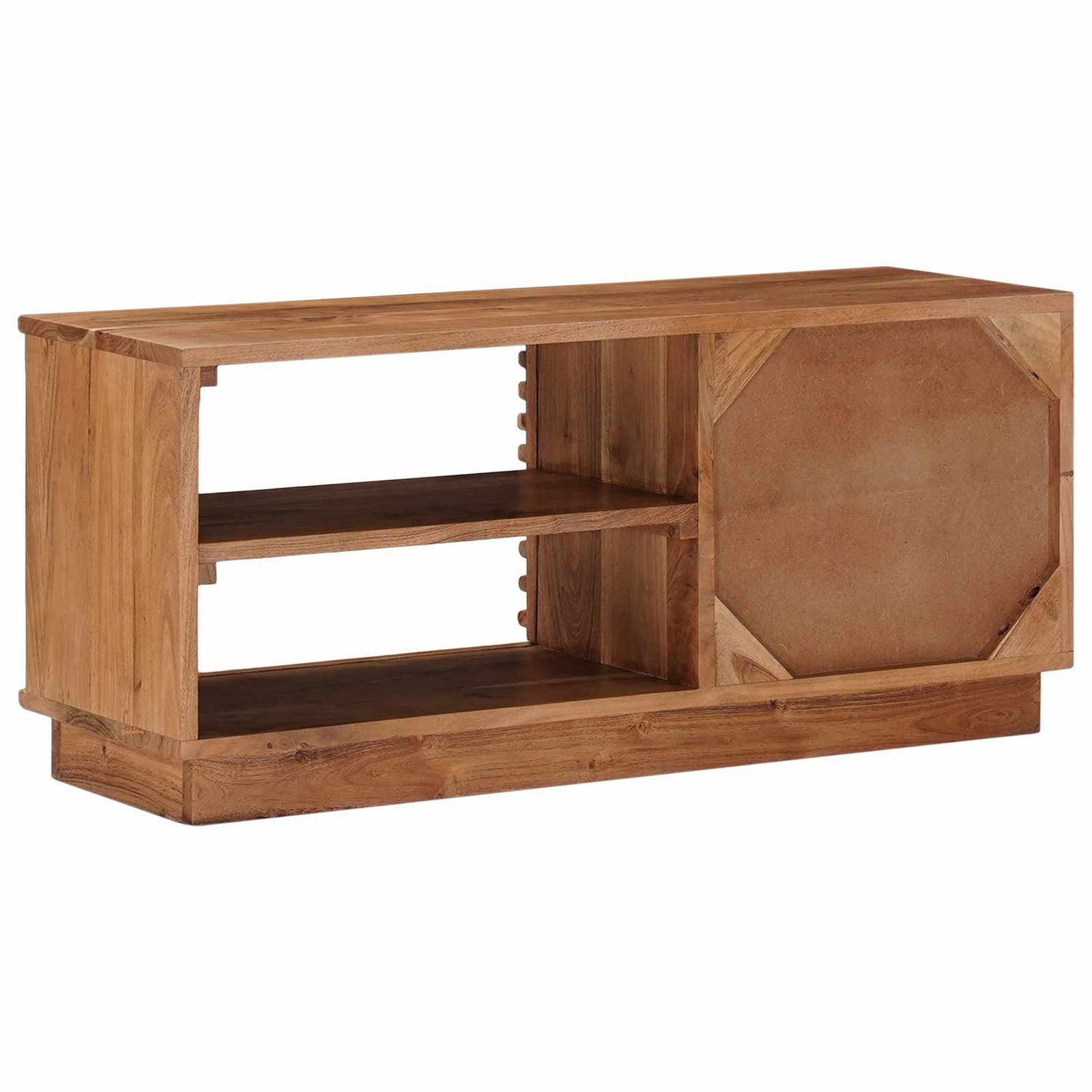 TV-kast met opslag met de deur Naturel 90 x 30 x 40 cm is nu te koop bij PeponiXL, paradijselijk wonen!
