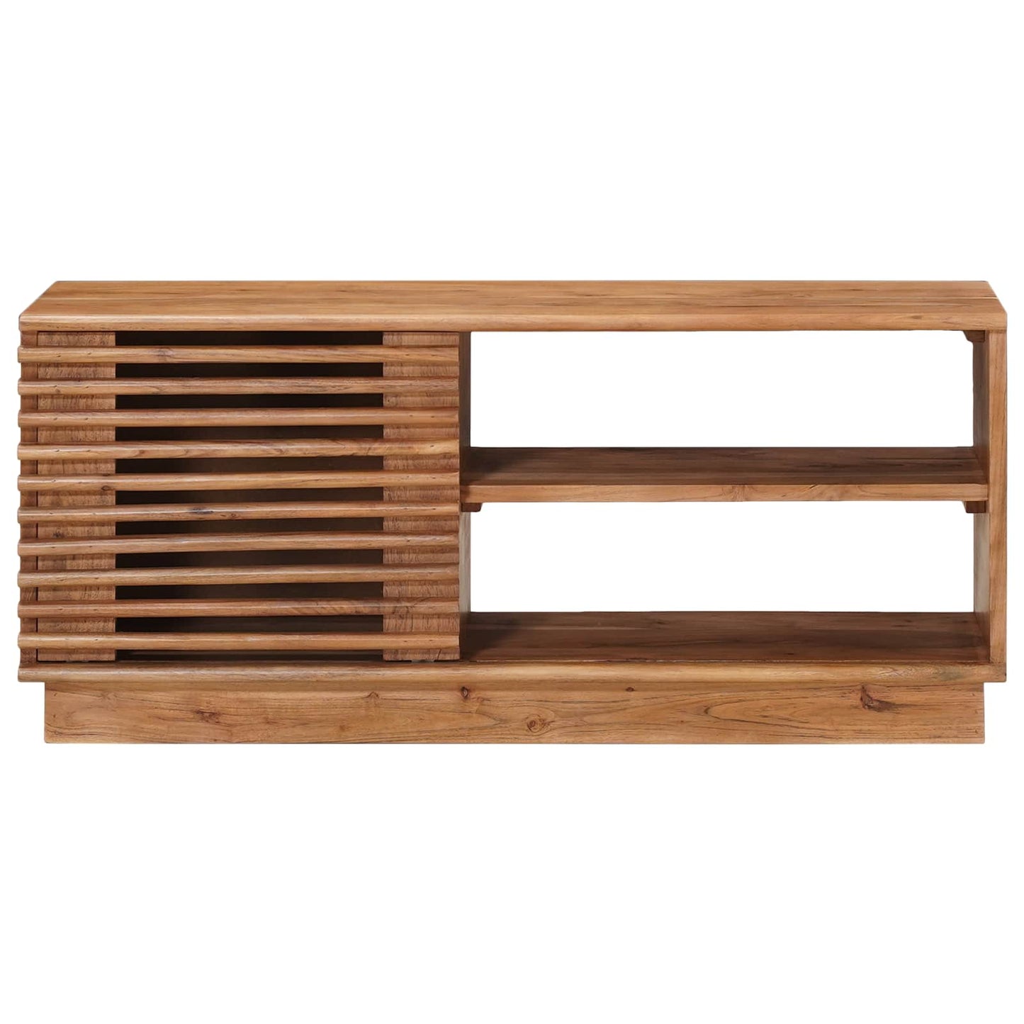 TV-kast met opslag met de deur Naturel 90 x 30 x 40 cm is nu te koop bij PeponiXL, paradijselijk wonen!