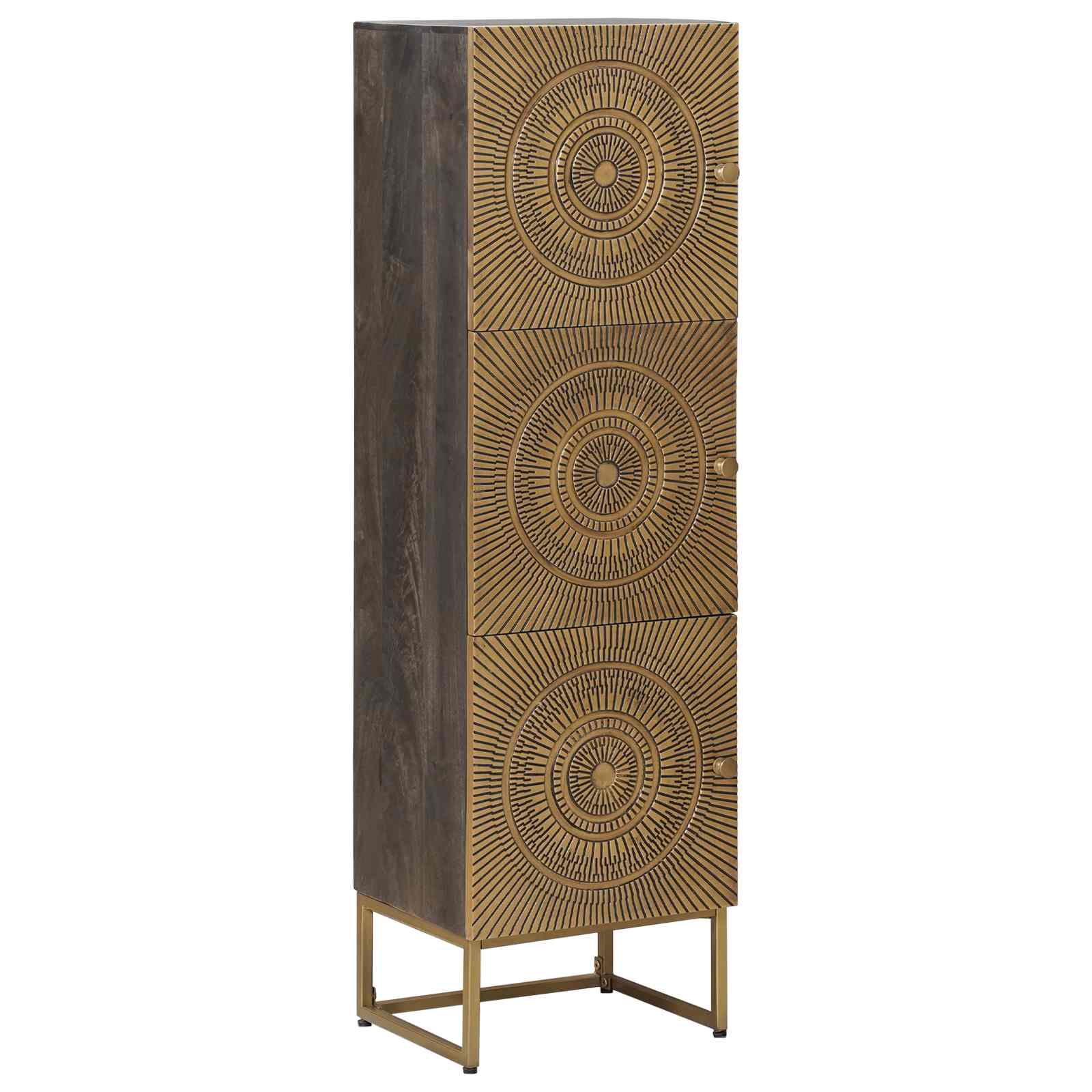 Hoge kast Koper 35 x 30 x 120 cm is nu te koop bij PeponiXL, paradijselijk wonen!