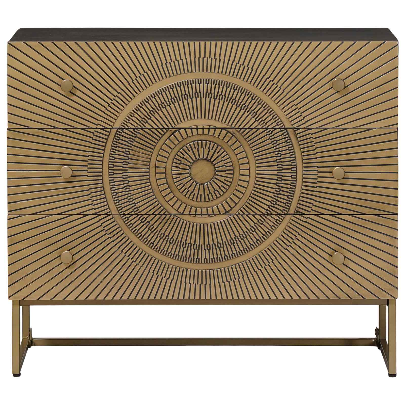 Ladenkast met lade Koper 75 x 30 x 65 cm is nu te koop bij PeponiXL, paradijselijk wonen!