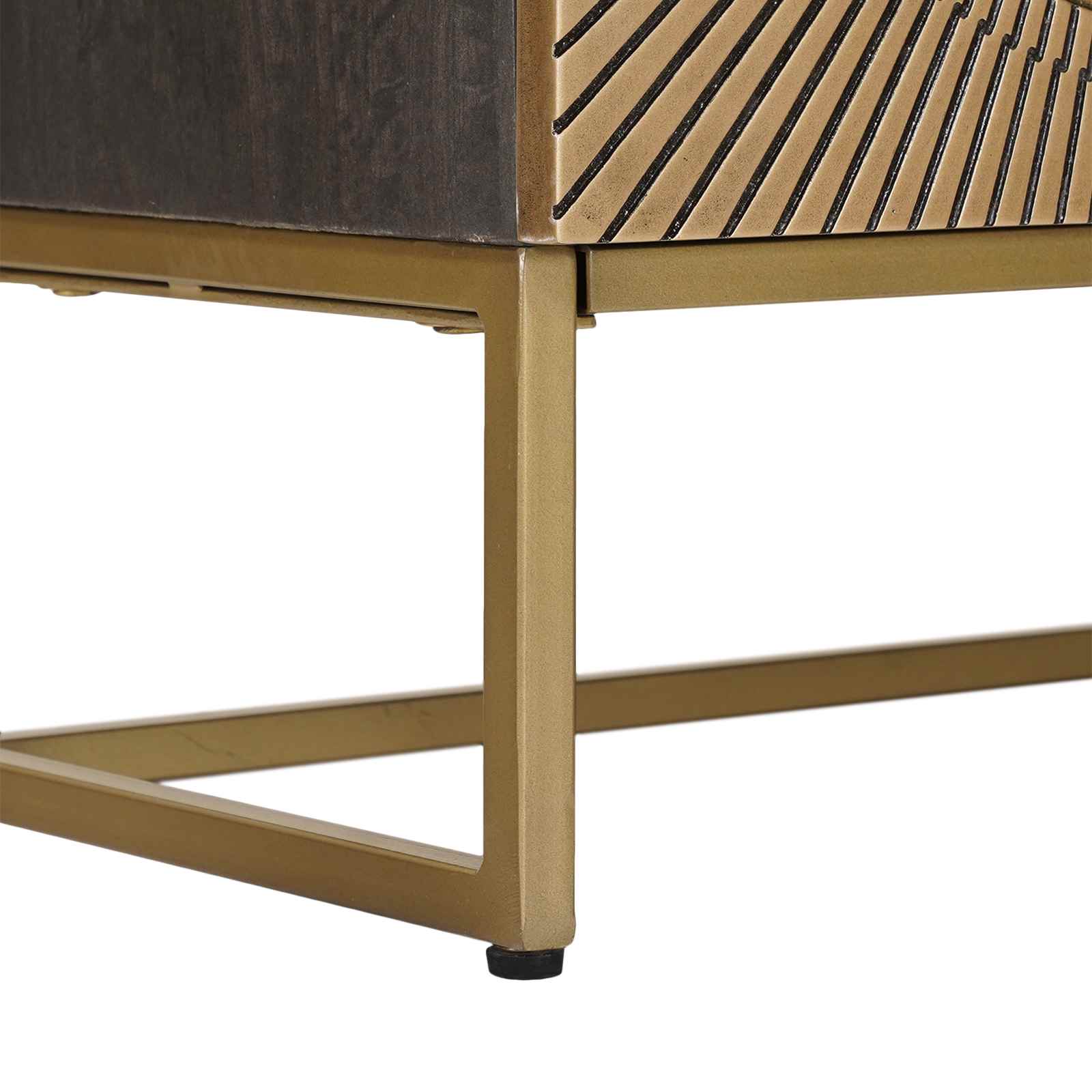 TV-kast met lade met plank met opslag Koper 105 x 30 x 50 cm is nu te koop bij PeponiXL, paradijselijk wonen!