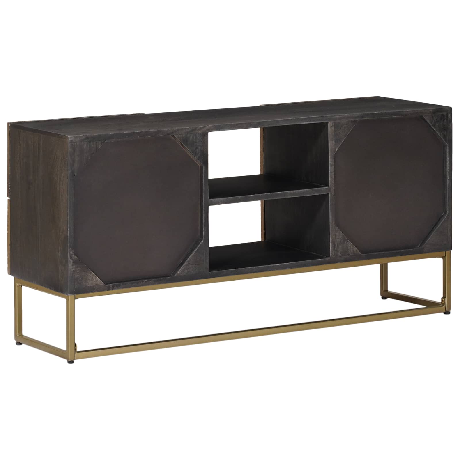 TV-kast met lade met plank met opslag Koper 105 x 30 x 50 cm is nu te koop bij PeponiXL, paradijselijk wonen!