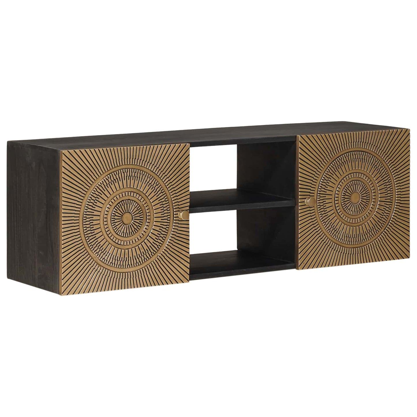 TV-kast met plank met opslag met de deur Koper 105 x 30 x 35 cm is nu te koop bij PeponiXL, paradijselijk wonen!