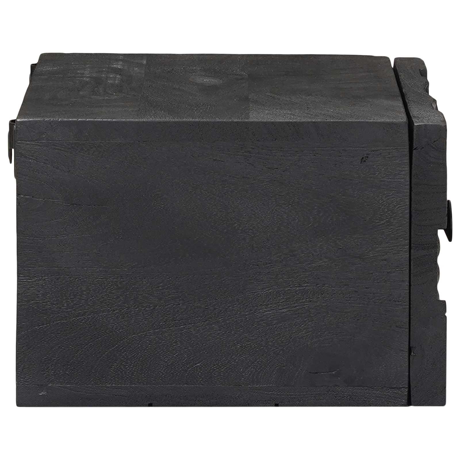 Nachtkastje met lade Zwart 40 x 30 x 20 cm is nu te koop bij PeponiXL, paradijselijk wonen!